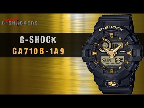 Casio G-SHOCK Black \u0026 Gold Analog Digital GA710B-1A9 | Top 10 Things Watch Review